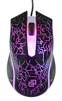 Мышь Oklick 395M SHADOW черный, оптическая (1500dpi), USB (2but)