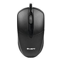 Мышь SVEN RX-112 (SV-03200112UB), USB, 2 кнопки+1 колесо-кнопка, оптическая, черная, проводная 