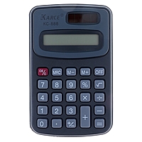 Калькулятор карманный 08-разрядный KC-888 двойное питание