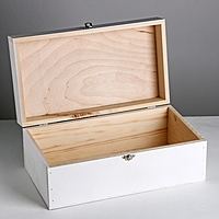 Ящик деревянный подарочный Gift for real man, 35 × 20 × 15 см