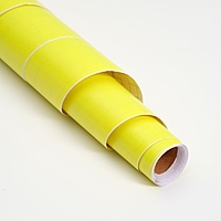 Пленка самоклеящаяся желтая 0,45м х3м 8мкр