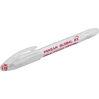 Ручка шариковая Pensan "GLOBAL-21" 0.5 мм, чернила красные