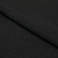 Ткань костюмная «Мария», гладкокрашенная, вискоза, ширина 150 см, цвет чёрный