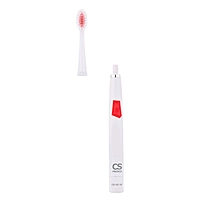 Электрическая зубная щётка CS Medica CS-167-W, звуковая, 28000 дв/мин, 2 насадки, белая