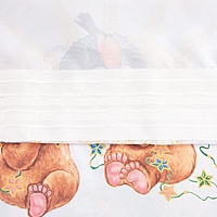 Комплект штор д/кухни с подхватами "Новогодняя сказка" 145х180см-2 шт., габардин