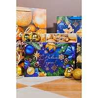 Коробка подарочная «Новогодние игрушки», 28 × 18,5 × 11,5 см