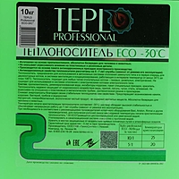 Теплоноситель TEPLO Professional ECO - 30, основа пропиленгликоль, 10 кг