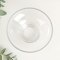 Подсвечние стекло на 1 свечу "Чаша" прозрачный 5х11,4х11,4 см