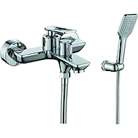 Смеситель для ванны RUSH Palm PL2530-44 короткий излив хром