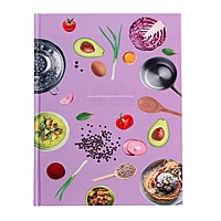 Книга д/записи кулинарных рецептов А5, 96 листов "Кулинар-шоу", твёрдая обложка, матовая ламинация, выборочный лак, МИКС