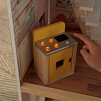Кукольный домик «Зоя», с мебелью 13 элементов, интерактивный