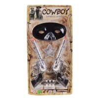 Набор ковбоя "Шериф", 2 пистолета, маска, значок
