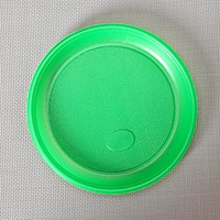 Тарелка d=16,5 см, зеленая, 100 шт/уп