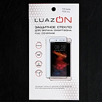 Защитное стекло 9D LuazON для Xiaomi Redmi 8/8A, полный клей, 0.33 мм, 9Н