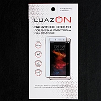 Защитное стекло 9D LuazON для Samsung A30s/M30s, полный клей, 0.33 мм, 9Н
