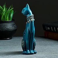 Статуэтка "Кошка" синяя