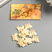 Декоративные элементы MAGIC HOBBY  цв.желтый (набор 10шт)