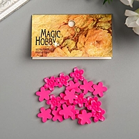 Декоративные элементы MAGIC HOBBY цв. розовый (набор 20шт)