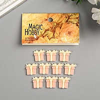 Декоративные элементы MAGIC HOBBY  цв.персиковый (набор 10шт)