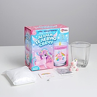 ШКОЛА ТАЛАНТОВ Набор для творчества Делаем гелевую свечу, единорожка