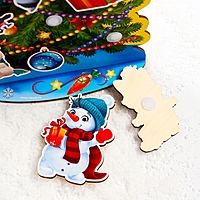 Головоломка с липучка "Нарядная гостья"