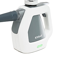Пароочиститель Kitfort КТ-918-2, 1000 Вт, 0.2 л, нагрев 2–3 мин, бело-серый