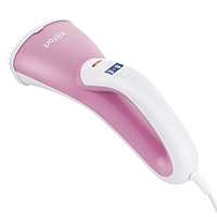 Отпариватель Kitfort КТ-943-1, ручной, 1200 Вт, 0.14 л, 2 в 1, 25 г/мин, бело-розовый