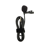 Микрофон GL-119, на прищепке, 3.5 jack, чёрный