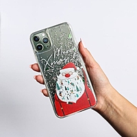 Чехол - шейкер для телефона iPhone 11 pro max «Дед Мороз», 7,8 х 15,8 см