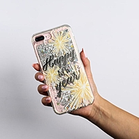 Чехол - шейкер для телефона iPhone 7,8 plus «Счастливого года», 7,7 х 15,8 см