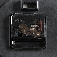 Часы настенные+4 фоторамки, серия: Фото, "Эвина", 1АА, плавный ход, d-15см, d- 47 см, чёрные