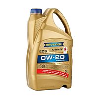 Моторное масло RAVENOL ECS EcoSynth SAE 0W-20, 5 л