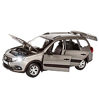 Машина металлическая "Lada" 1:24 инерц, цв серый,откр 4 двер,капот,багаж,свет,зв JB1251206