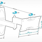 Кронштейн Holder LCDS-5064 черный глянец