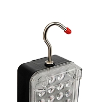 Светильник переносной автономный, от батареек 2*18650 (в компл.), 34LED, 6500К, бел. свет