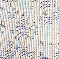 Коврик ПВХ «Морские знаки», 0,65×2 м, цвет белый