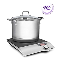 Плитка индукционная Kitfort KT-108, 2000 Вт, 4 программы, 10 режимов, таймер, серебристая