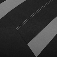 Чехлы автомобильные универсальные 9 предметов, черные - серые вставки, М5, Lines series