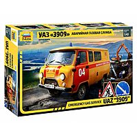 Сборная модель «УАЗ 3909 Аварийная газовая служба»