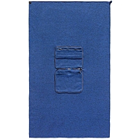Дорожный плед onBoard, размер 82x140 см, цвет синий меланж
