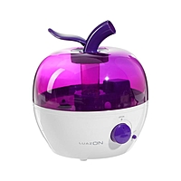 Увлажнитель воздуха LuazON LHU-02, ультразвуковой, 2.4 л, 25 Вт, бело-фиолетовый
