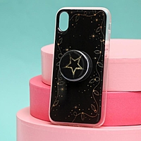 Набор попсокет и чехол для iPhone XR «Звезда», 7,6 × 15,1 см