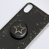 Набор попсокет и чехол для iPhone XR «Звезда», 7,6 × 15,1 см