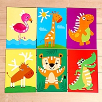 ZABIAKA Развивающий набор "Умный скотч. Животные"