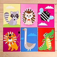 ZABIAKA Развивающий набор "Умный скотч. Животные"