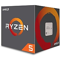 Процессор AMD Ryzen 5 2600, AM4, 6х3.4ГГц, DDR4 2933МГц, TDP 65Вт, Box