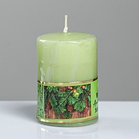 Свеча ароматическая "Хвойный лес", 4×6 см, в коробке