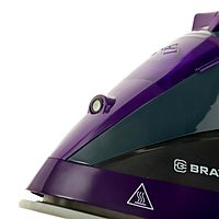 Утюг BRAYER 4001BR, 2600 Вт, керамическая подошва, 25 г/мин, 360 мл, фиолетовый