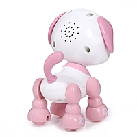 ZABIAKA Интерактивная игрушка "Мой дружок"  свет звук,розовый SL-042311