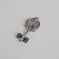 Сувенирный ключ на открытке "Волшебный ключик", 7 х 10 см